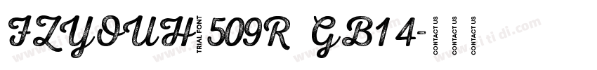 FZYOUH_509R  GB1 4字体转换